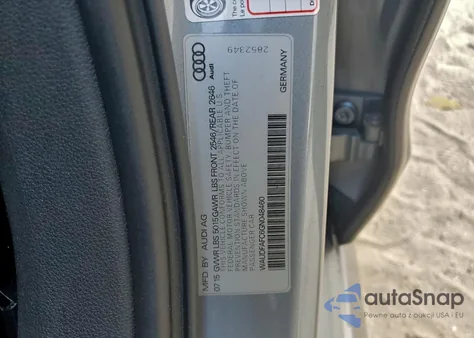 2016 Audi A6 Premium Plus from USA, damaged, VIN WAUDFAFC6GN048460